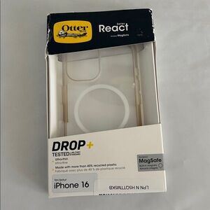 OtterBox React Series MagSafe Clear Case for iPhone 16